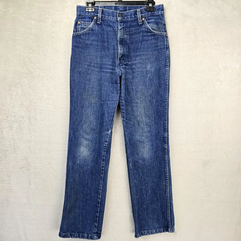Vintage 80s Levis 557 Jeans Mens 30x36 (Fits 29x29) Blue Cowboy Western USA Made